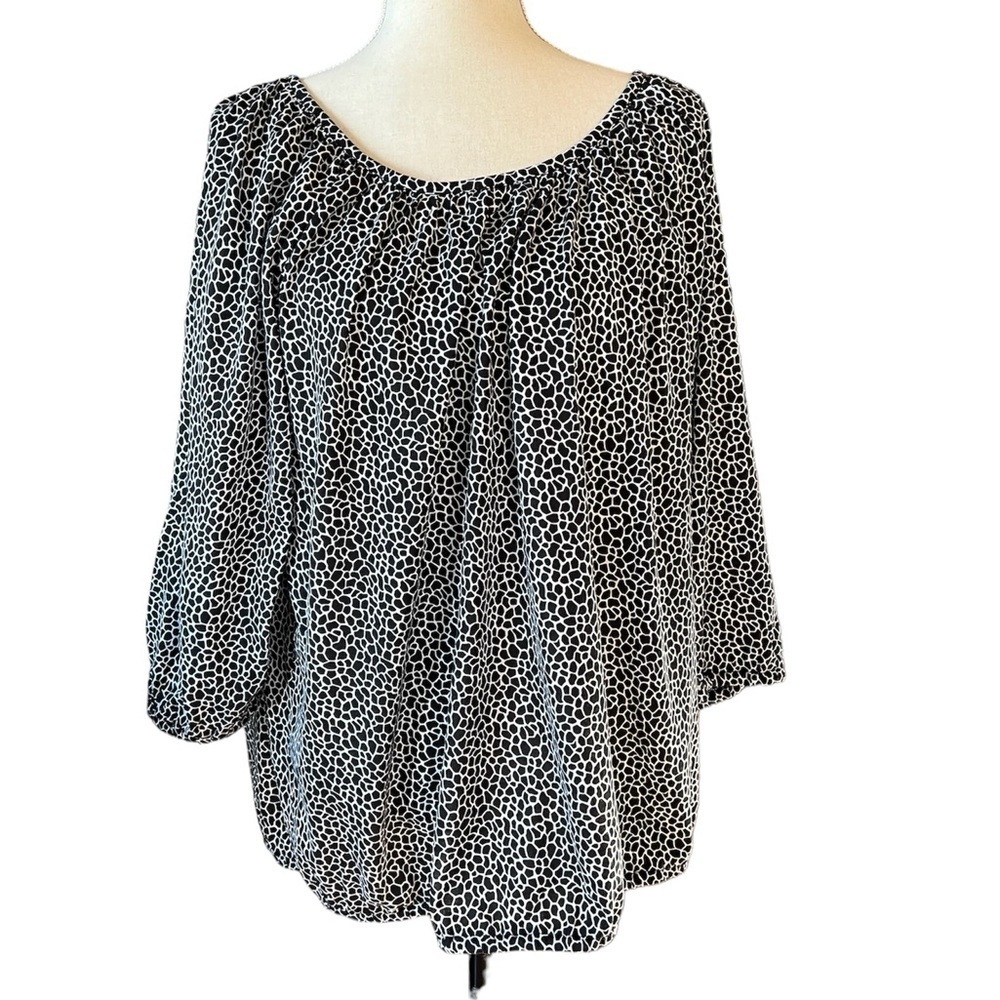 MICHAEL Michael Kors Black and White Blouse